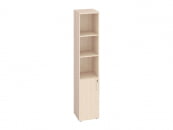 Стеллаж закрытый Альфа 62 136 Орех Пегас_15