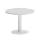 Стол журнальный круглый HOME OFFICE VR.SP-5-60.1G Белый/Белый металл_2