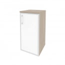 Шкаф низкий узкий правый ONIX O.SU-3.2R(R) white Дуб Аттик_126