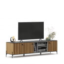 Тумба ТВ 1800 Элиот ЛД 414.020.000 Оникс Серый/Орех фактурный_1