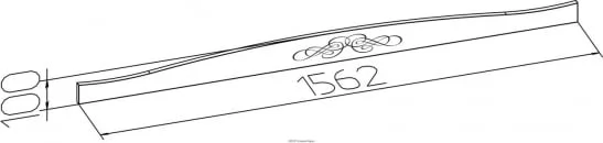 Карниз ADELE 51 Дуб Сонома/Орех шоколадный  (спальня)_2