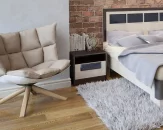 Тумба прикроватная Венера Дуб млечный-венге_0