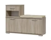 Тумба под обувь Лира 2-0714 Дуб сонома_0