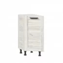 Тумба кухонная окончание 350 Винченца ЛД 234.220.000.013 Белый Дуб Крафт белый_10