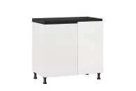 Тумба кухонная угловая 1000 (правая) Шервуд ЛД 281.090.000.144 Белый Белый глянец_7