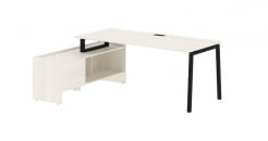 Стол с тумбой EDIS ELCT 19814 Ясень Траун Черный_20