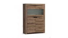 Шкаф комбинированный Лючия 33.15 Бетон пайн белый Венге_5