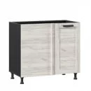 Тумба кухонная угловая 1000 Винченца ЛД 234.090.000.053 Черный Дуб Крафт белый_3