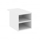 Тумба подвесная с двумя открытыми нишами CONCEPT CN.PTO-002 Белая_12