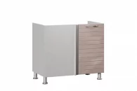Тумба кухонная угловая 1000 Анастасия ЛД 021.063.000 Капучино_7