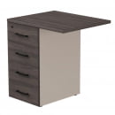 Тумба приставная с топом Everprof EVO 254Т2203 Дуб Пасадена Кашемир_3