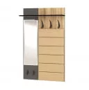 Вешало настенное Ольга-Лофт 6 Дуб Крафт золотой Темно-серый_0