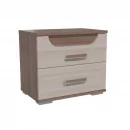 Тумба прикроватная Пальмира модуль 1 Ясень Шимо темный Ясень Шимо светлый_0