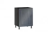 Тумба кухонная 600 Мокка ЛД 274.050.000.127 Черная Дуб фактурный антрацит_4