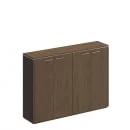 Шкаф для документов средний закрытый VELAR ВЛ 324 ДТ Дуб табачный_6