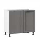 Тумба кухонная угловая 1000 Джелатто ЛД 241.090.000.138 Черный Оникс серый_3