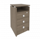 Тумба приставная с фолдингом Стайл Л.ТП-4F Вяз Благородный 420*450*750_2