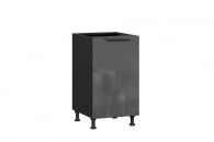 Тумба кухонная 450 Герда ЛД 279.030.000.068 Чёрный/Антрацит глянец_6