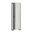 Шкаф одностворчатый глубиной 356 Техно 356 Дуб Крафт белый Серый шифер_12