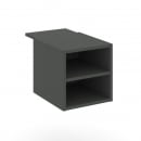 Тумба подвесная с двумя открытыми нишами CONCEPT CN.PTO-002 Антрацит_12