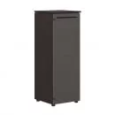 Шкаф колонка со стеклянной дверью MMC 42.2 Венге Магия-тонированное стекло_16