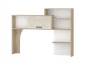 Надстройка Эверест 500.19 Дуб Кронберг/Белый шпон/Плаза Стоун_0