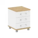 Тумба мобильная SHIFT SK.TM Тиквуд Светлый/Белый Бриллиант_2