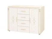 Комод с колоннами Венеция 32.34 Сосна Астрид Ваниль_1