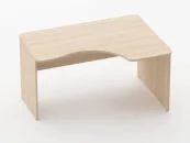 Стол угловой Glassy 1.14.14Пр Дуб молочный_23