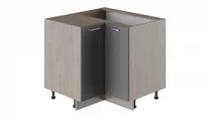 Шкаф напольный угловой с углом 90° Одри НУ90-72_2ДР(НУ) Дуб Сонома трюфель/Серый шелк_16