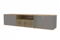 Тумба ТВ 2000 Фиджи ЛД.659.040.000 Дуб Золотой/Белый_0