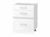 Напольный шкаф (3 ящика с метабоксами) Бьянка 102.66_11