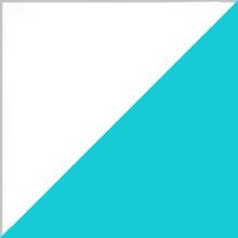 Белый/бирюзовый