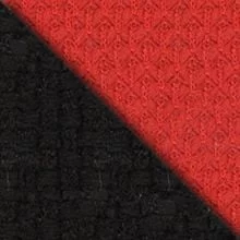 Ткань черная/красная, 2603/493