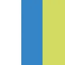 Белый/Синий/Лайм