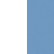 Белый/Капри Синий