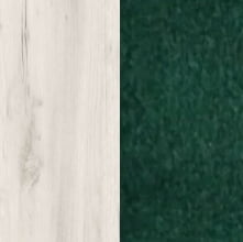 Дуб Крафт белый/Велюр 014