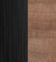 Металл черный/Дуб Аризона