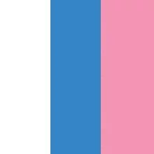 Белый/Синий/Ярко-розовый