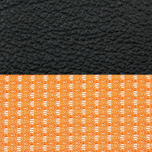 Сетчатый оранжевый акрил/Черный