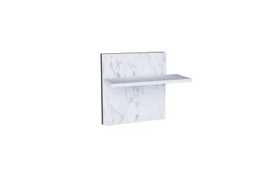 Полка навесная Норд ЛД.677.130.000 Белый/Черный