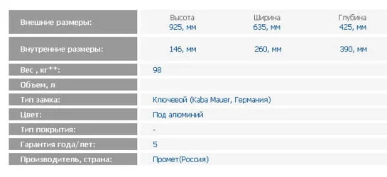 Депозитная ячейка ДБ-12 С.ДГЛ / DB-12 S.DGL