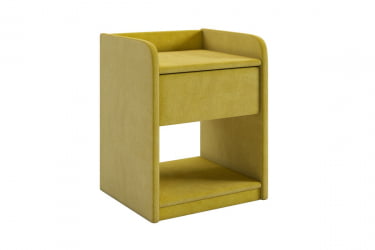 Тумба прикроватная Аманда 2 TM-003.2 янтарь (велюр)