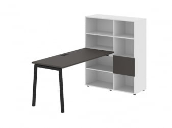 Рабочая станция EDIS ELRST 1115 Мокко Черный Белый