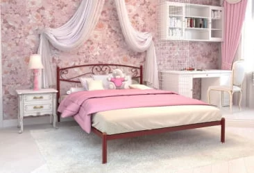 Кровать Каролина 1400х1900 Красная