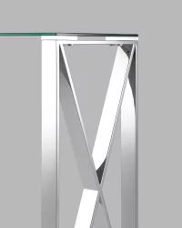 Консоль КРОСС 115x30 Серебро