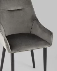 Стул Джоан велюр Темно-серый