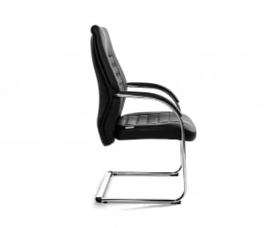 Конференц-кресло Лорд CФ экокожа Черный / CF