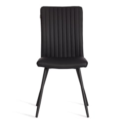 Стул обеденный Monte Carlo TREND, экокожа, черная, 49х51х93 см