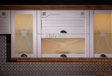 Карниз К-8 нижний, Кантри (2800*50*30) Риббек Натуральный, 21036 